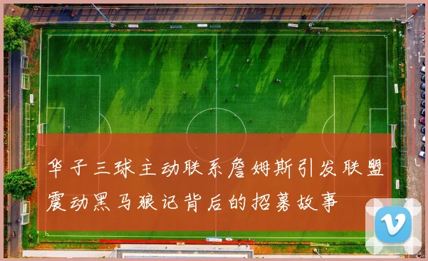 华子三球主动联系詹姆斯引发联盟震动黑马狼记背后的招募故事